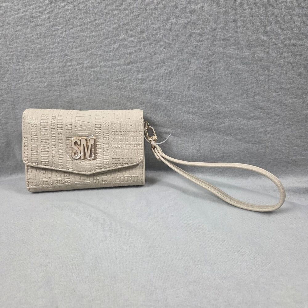 Steve-madden Women's Cream and Tan Wallet-purses